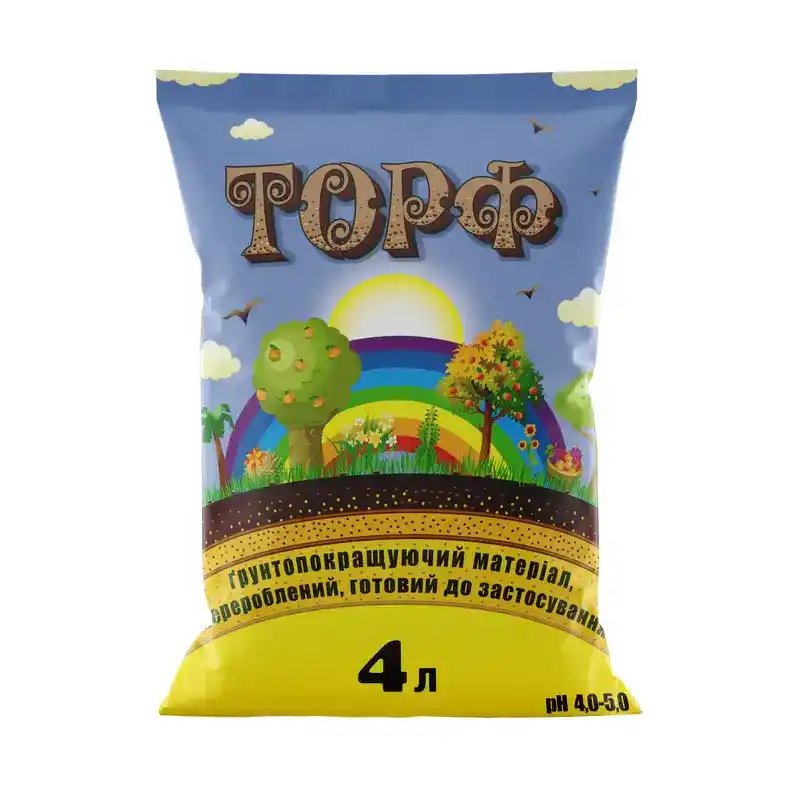Торф для растений - 4 л от Профессиональных Семян