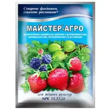 Удобрение Мастер агро для ягодных культур 15-17-28 — 100 г от Профессиональных Семян