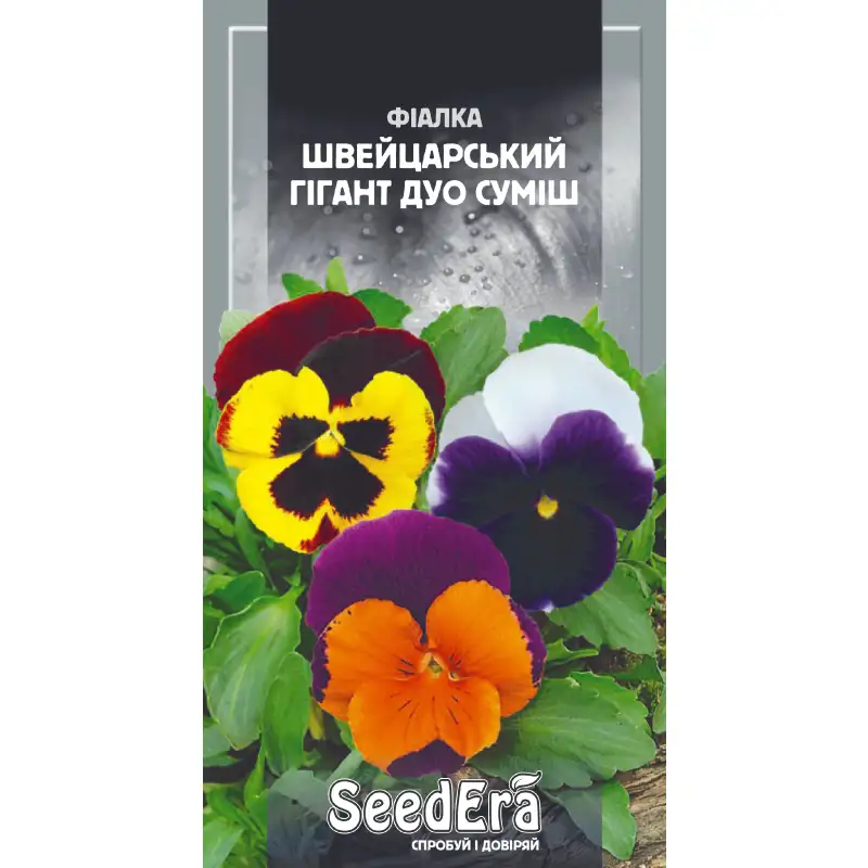 Фиалка садовая Швейцарский гигант Дуо смесь от Профессиональных Семян